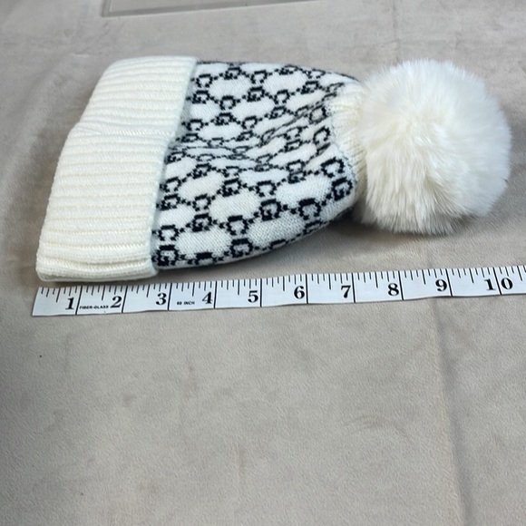 NWT Winter Knitted Cap Fleece interior 10” x 8” Hat - Picture 6 of 7